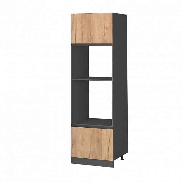 Vicco SKŘÍŇKA NA MIKROVLNNOU TROUBU R-Line Zlatý mocný dub 60 cm Tvar J