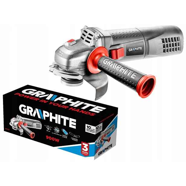 Graphite Úhlová Bruska 900 W 125 MM 59G187 Regulovatelná