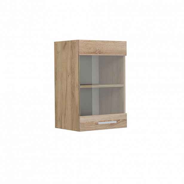Vicco SKLENĚNÁ KUCHYŇSKÁ SKŘÍŇKA R-Line Sonoma 40 cm