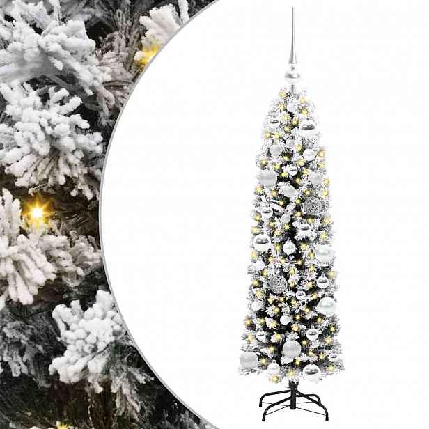 vidaXL Umělý vánoční stromeček Zelená 120 cm PVC, ocel a plast