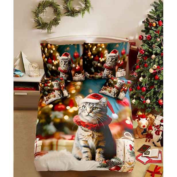 3D Bavlněné povlečení HOLLY PAWS barevné + povlak na polštářek 40x50 cm zdarma Rozměr povlečení: 70 x 90 cm | 140 x 200 cm
