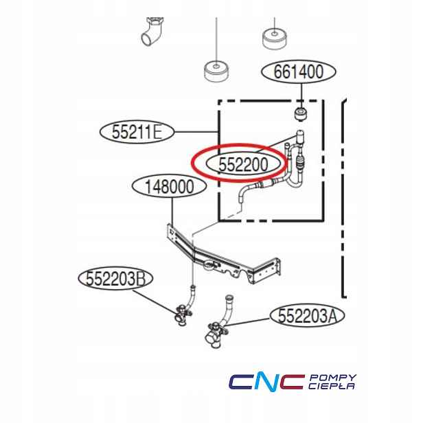 Expanzní ventil Lg MJX63992003 expanzní valve tepelného čerpadla klimatizace