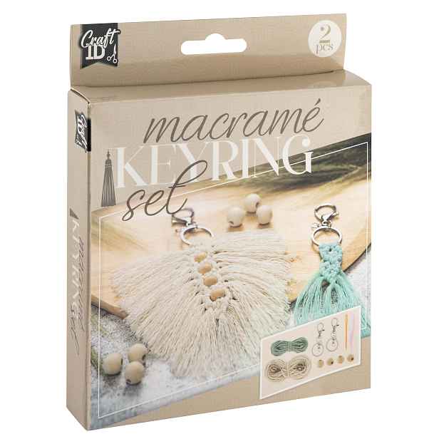 RMS Kreativní sada Macrame 2x přívěsek na klíče
