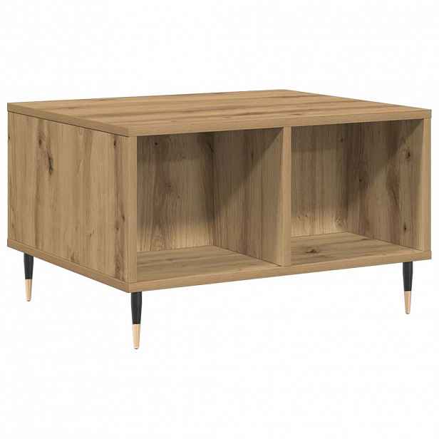 vidaXL Konferenční stolek dub artisan 60x50x36,5 cm kompozitní dřevo