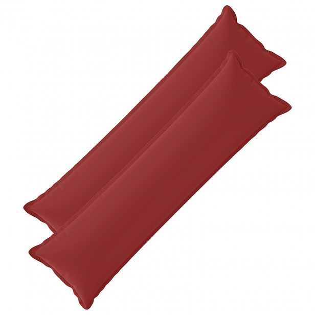 vidaXL Povlak na polštář 2 ks HOUTEN Víno Červené 40 x 145 cm