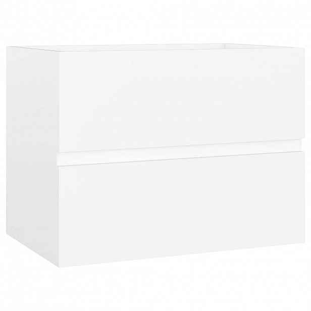 vidaXL Skříňka pod umyvadlo bílá 60 x 38,5 x 45 cm kompozitní dřevo