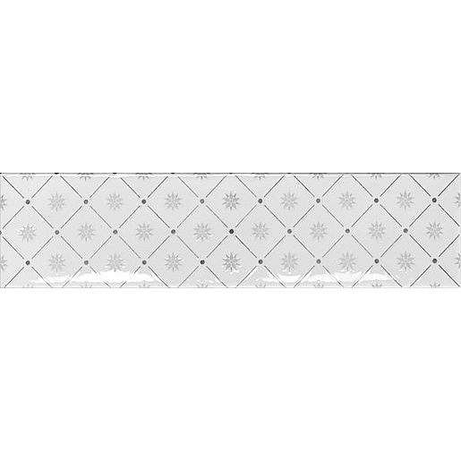 Dekor Ribesalbes Ocean white 7,5x30 cm lesk OCEAN2717