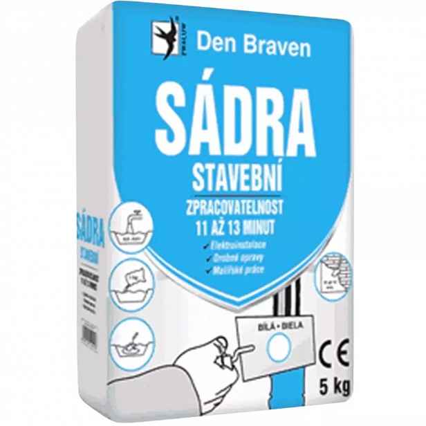 Sádra stavební Den Braven 5 kg