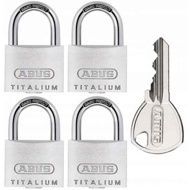 Abus visací zámek Titalium 727TI/40 40 mm 4 kusy KD-AB-024