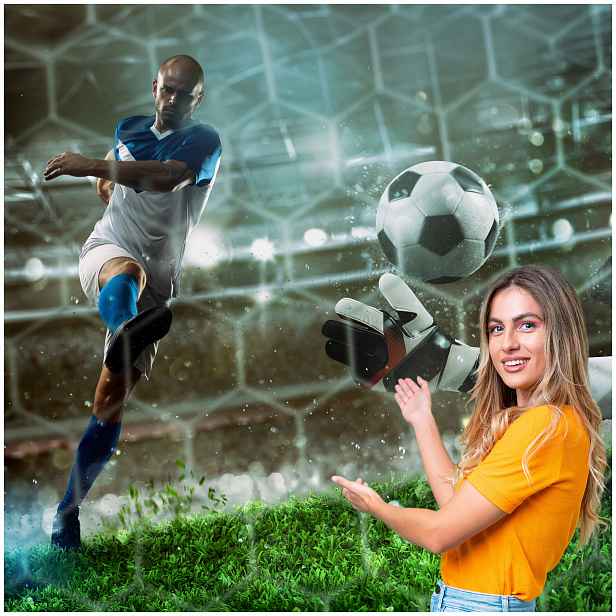 Fototapeta 3D pro mládež Fotbal 490x260 DMPN02W