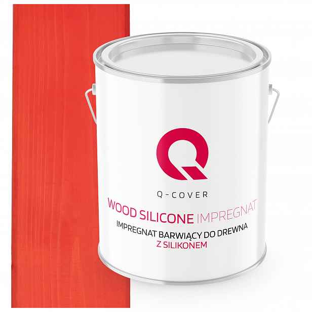 Impregnační Nátěr Na Dřevo S Ochranným Silikonem, Barva Mrkvová, 2,5 L Uv