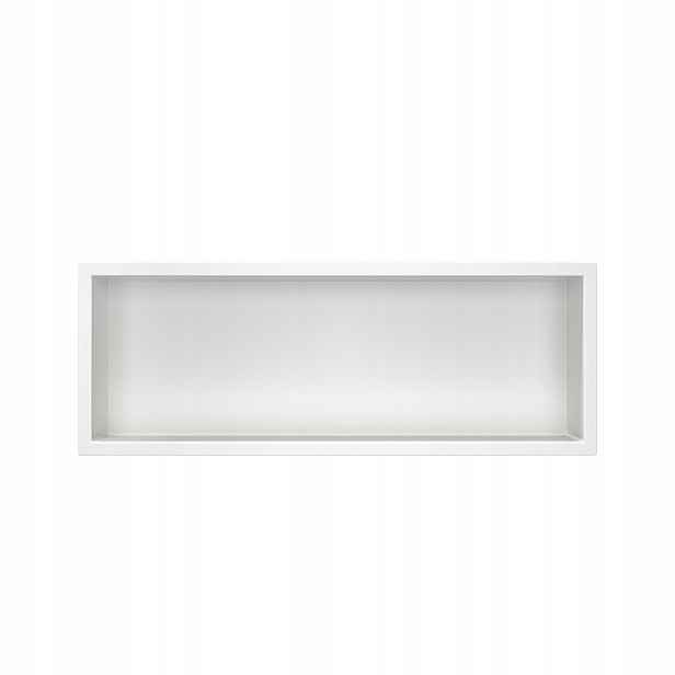 Wall-box One White Výklenková police z nerezové oceli bílá 60x20x10 cm