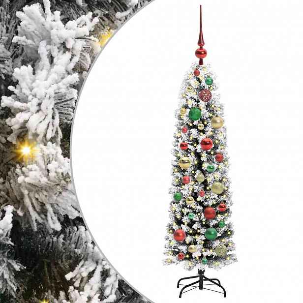 vidaXL Umělý vánoční stromeček Zelená 120 cm PVC, ocel a plast