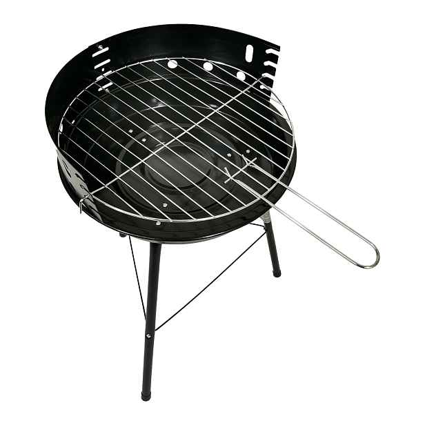 Kontrast Gril na dřevěné uhlí BBQ1007 černý
