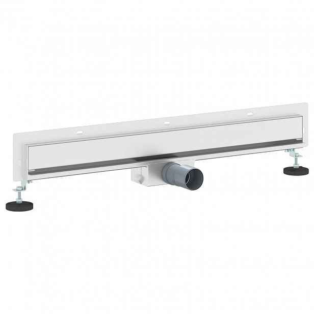 vidaXL Nástěnný sprchový odtok Stříbrná 70 cm Nerezová ocel 304