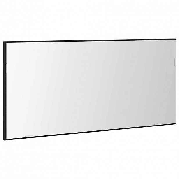 vidaXL Zrcadlo Černý dub 80 x 37 cm Sklo a inženýrské dřevo