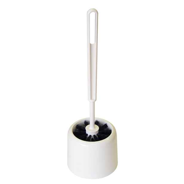 BCsystem WC souprava 4366 White, černé osazení