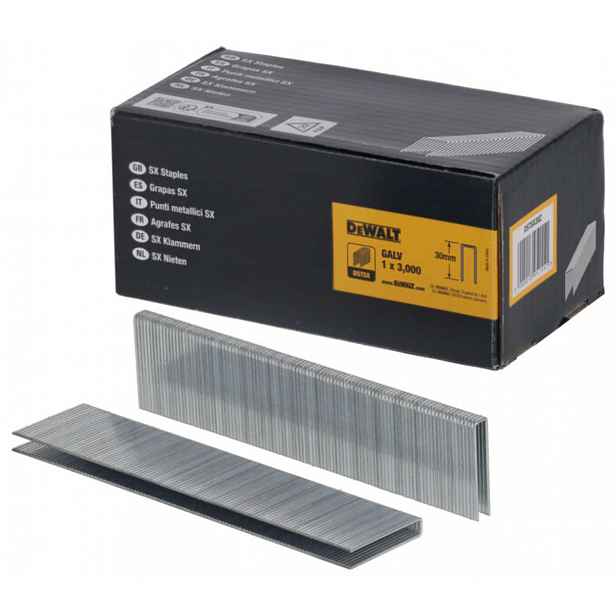 DeWALT - Spony 5,7x30 mm, 3000 ks DSTSX30Z