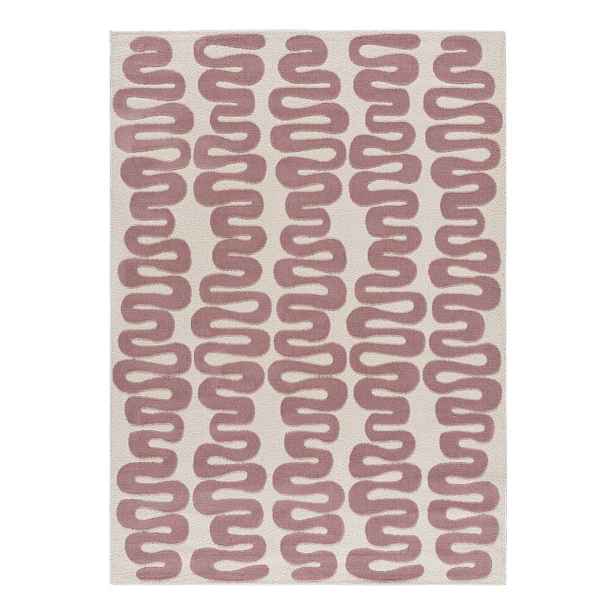 Růžový/krémový koberec 120x170 cm Flashy – Universal