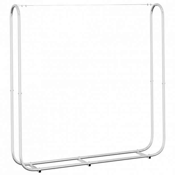vidaXL Stojan na palivové dřevo 150x25x150 cm Pozinkovaná ocel