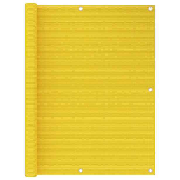 vidaXL Balkónová zástěna žlutá 120 x 300 cm HDPE