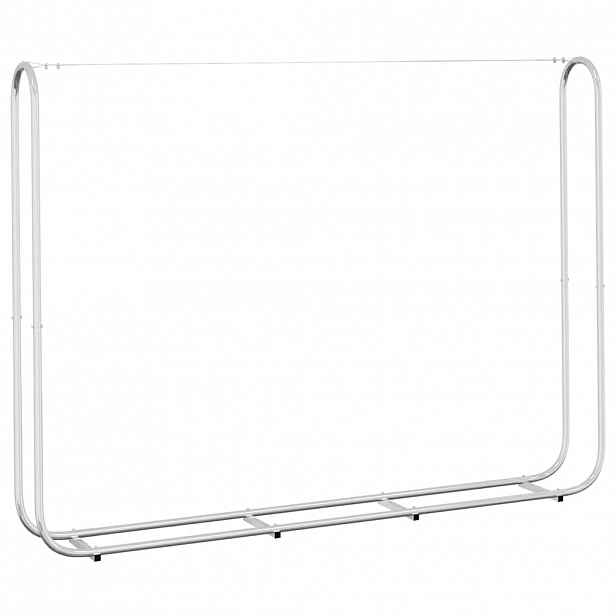 vidaXL Stojan na palivové dřevo 200x25x150 cm Pozinkovaná ocel