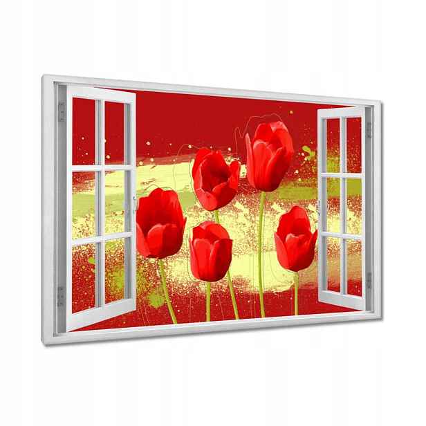 Obrazy 120x80 Červené máky