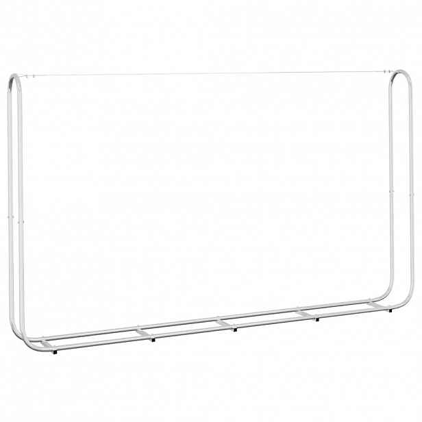 vidaXL Stojan na palivové dřevo 250x25x150 cm Pozinkovaná ocel