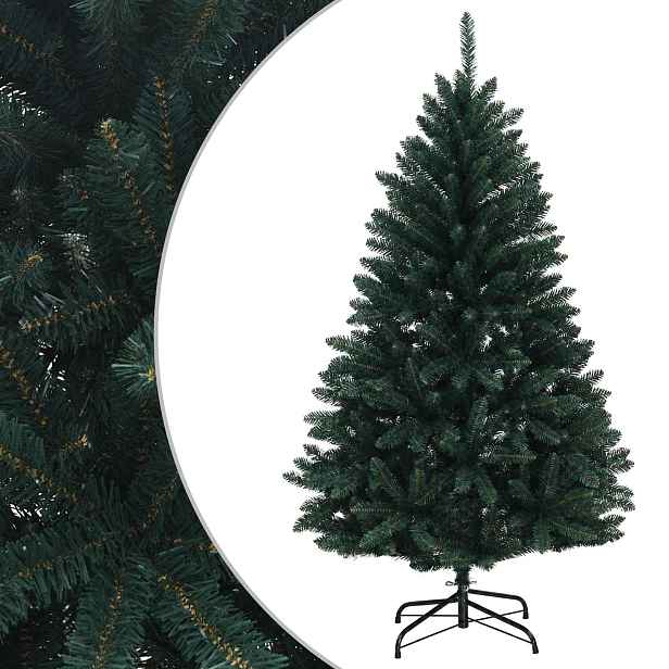 vidaXL Umělý Skládací Vánoční Strom 180 cm PVC Tmavě zelená