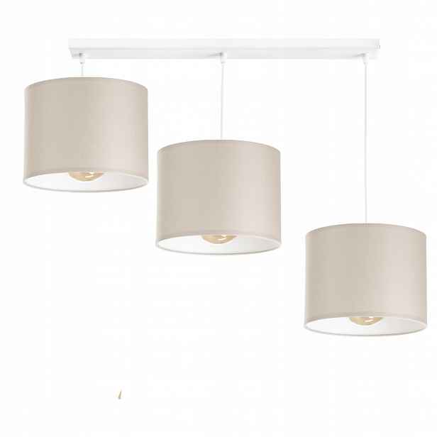 Závěsná Stropní Lampa Lustrová Lišta S Stínítkem, Světlý Kašmír, Béžová