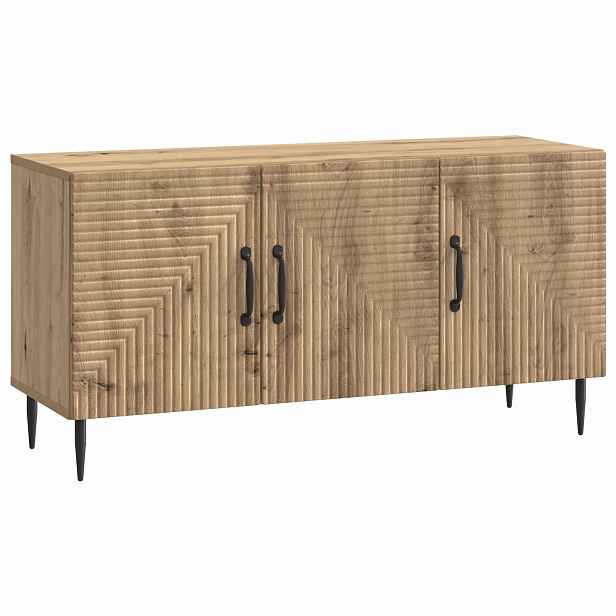 vidaXL Televizní skříň 99 x 34,5 x 50 cm Dub artisan Kompozitní dřevo