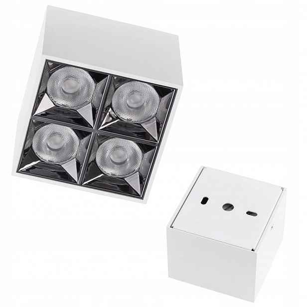 Bílá nástěnná lampa do pokoje pro hosty 4x4W Led MIDI Nowodvorski