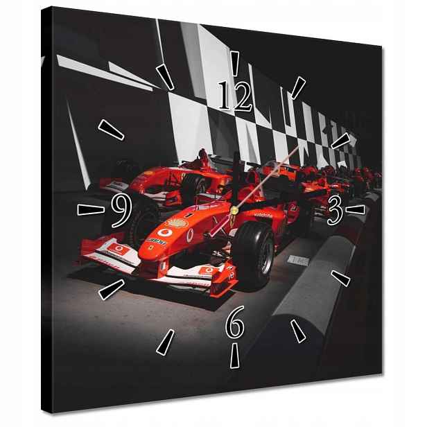 Hodiny 30x30 Formule Formule jedna 1 F1