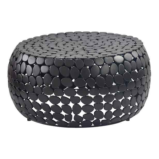 Livetastic KONFERENČNÍ STOLEK, černá, kov, 66/66/32 cm