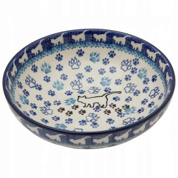 Miska na müsli polévku 17 cm Umělecká keramika Bolesławiec 2155 Kotki