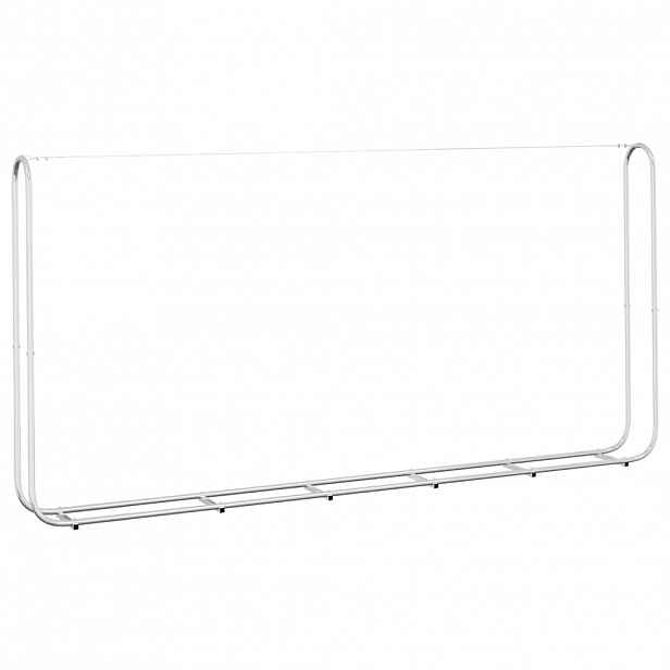 vidaXL Stojan na palivové dřevo 300x25x150 cm Pozinkovaná ocel