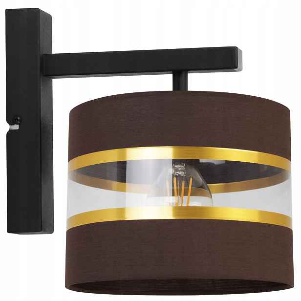 Nástěnná Lampa Nástěnné Svítidlo Elegantní Zlatá 20 CM