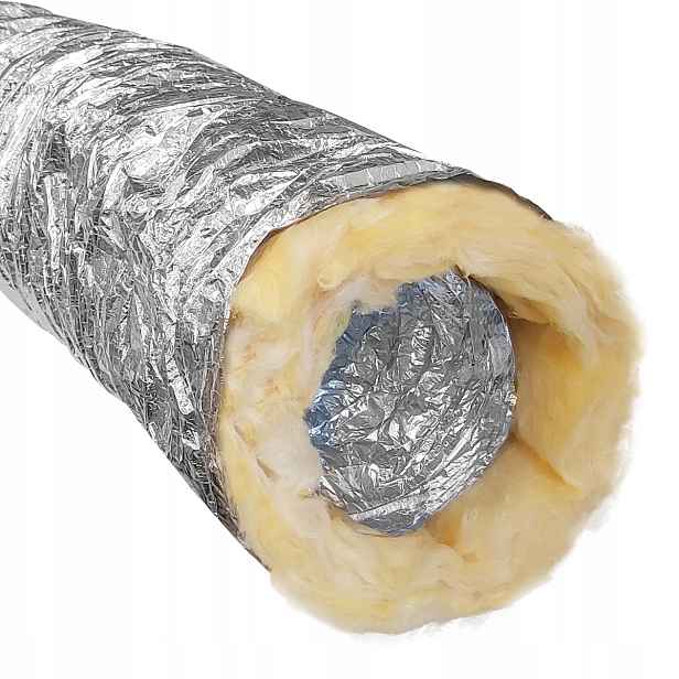 Pružný izolovaný alu kabel o průměru 160 mm
