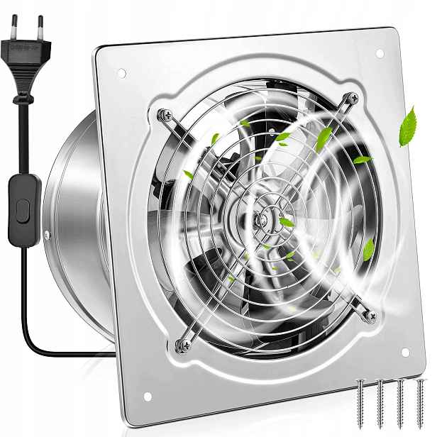 Ventilátor Průmyslový Odtahový Ventilátor Se 7 Lopatkami 150 mm