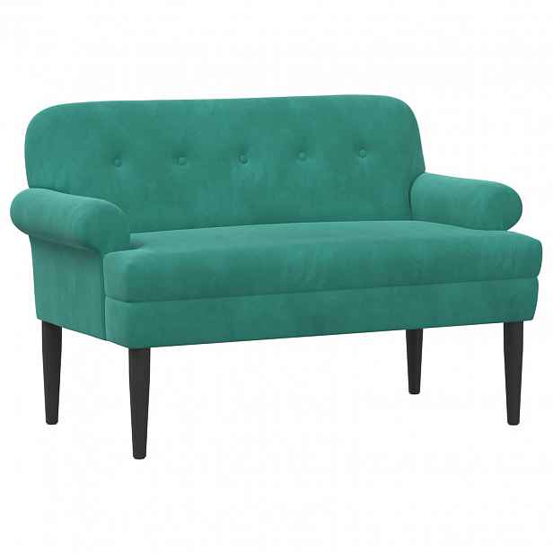 vidaXL Pohovka s knoflíkovým prošíváním Tyrkysová 120 x 66 x 78 cm