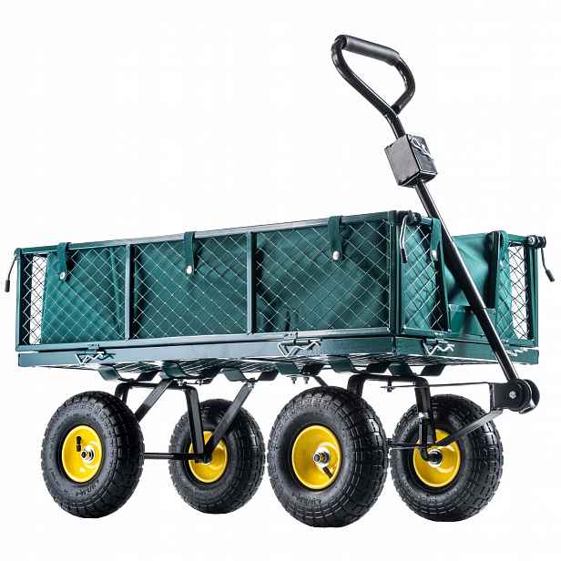 Přepravní Zahradní Vozík S Přívěsem 300 Kg, Velký
