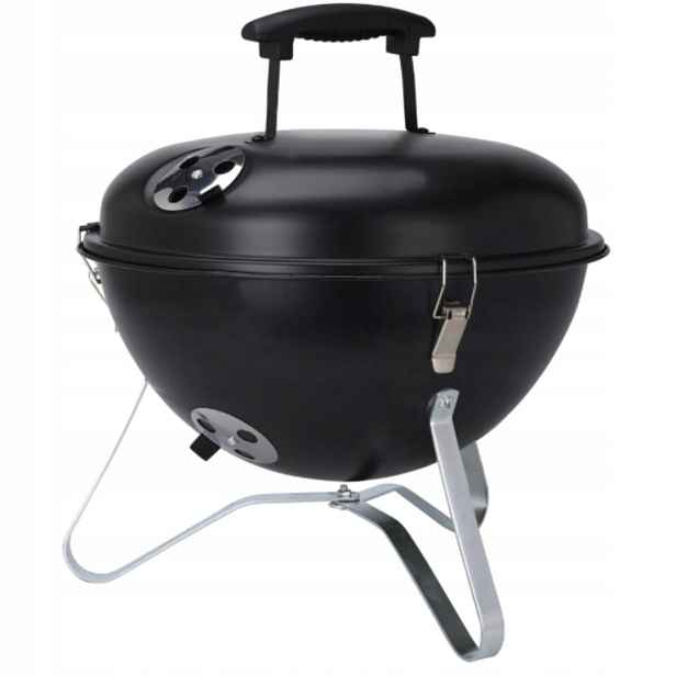 Turistický Gril Kulový Kotlík 34x37CM Černý Bbq Line