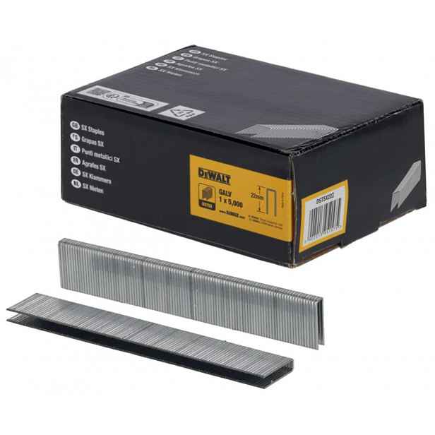DeWALT - Spony 5,7x22 mm, 5000 ks DSTSX22Z