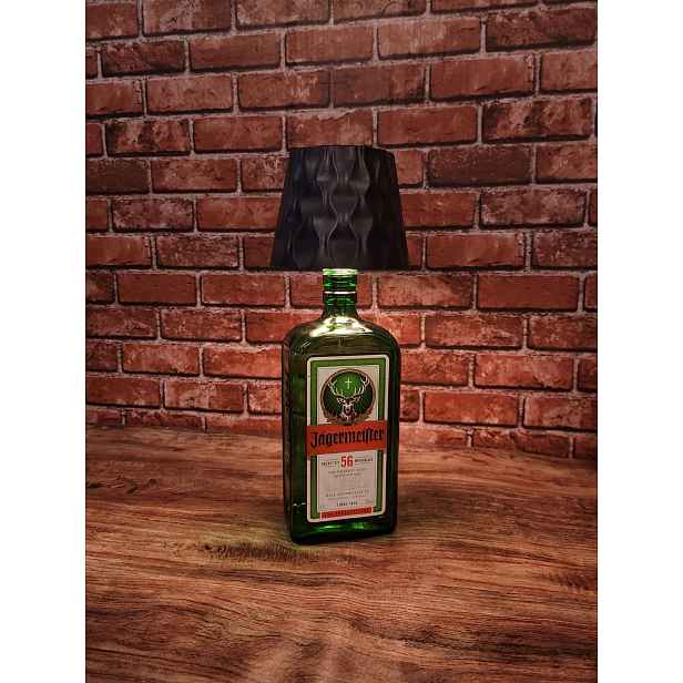 Jagermeister Led lampička S Kloszem 3 Dotykové Režimy noční černá Dárek