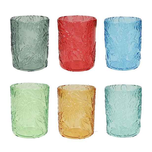Sklenice v sadě z akrylu 6 ks 400 ml Tropical – Brandani