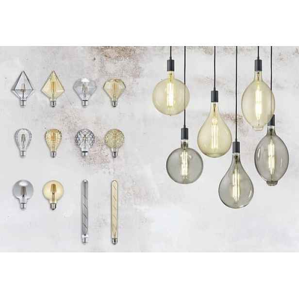 LED žárovka Trio Kristall amber 901-479