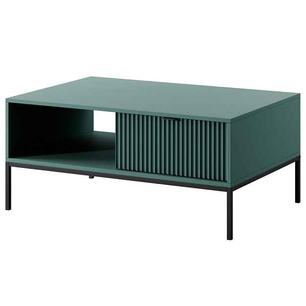MASSENO KONFERENČNÍ STOLEK STELLARE, 104/46/68 cm, světle zelený