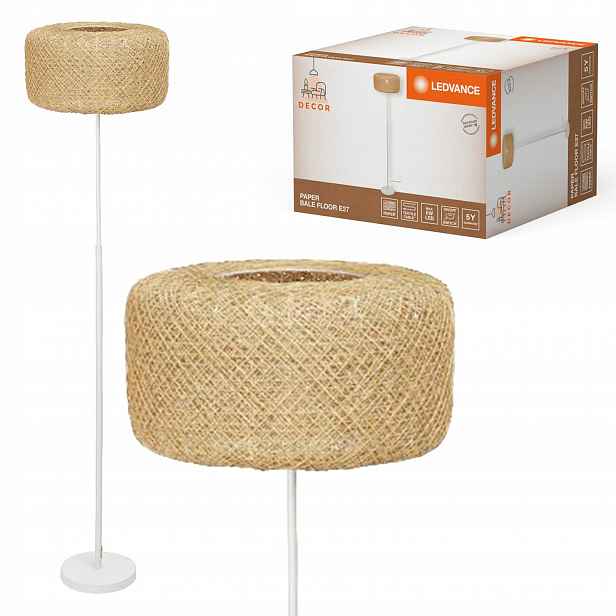 Podlahová lampa Dekorativní stojací lampa E27 Béžová Decor Ledvance