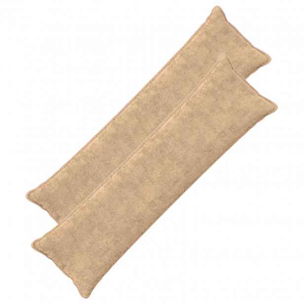 vidaXL Povlak na polštář 2 ks HOUTEN Krémová 40 x 145 cm Umělá králičí