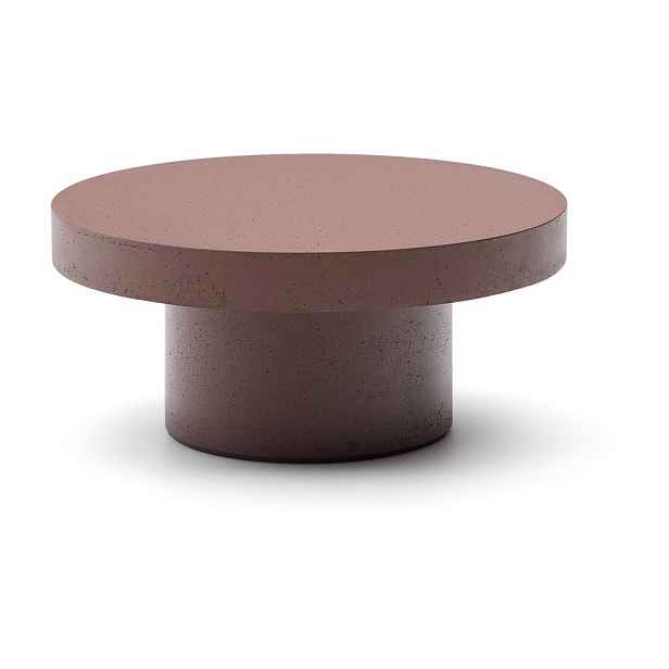 Betonový kulatý zahradní konferenční stolek ø 66 cm Aiguablava – Kave Home